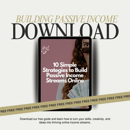 GET IT FREE – 10 Simple Strategies to Build Passive Income Streams Online